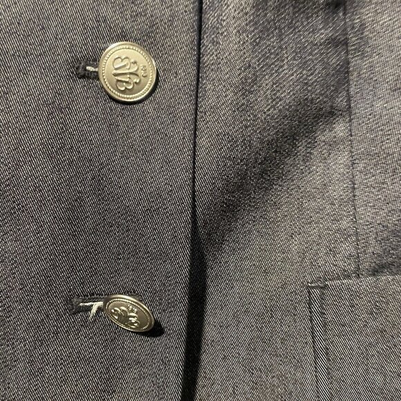 Brooks Brothers Women’s Navy Cotton Single Breasted Blazer Size 4 Silver Buttons - Picture 4 of 10